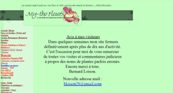 Desktop Screenshot of mytho-fleurs.com